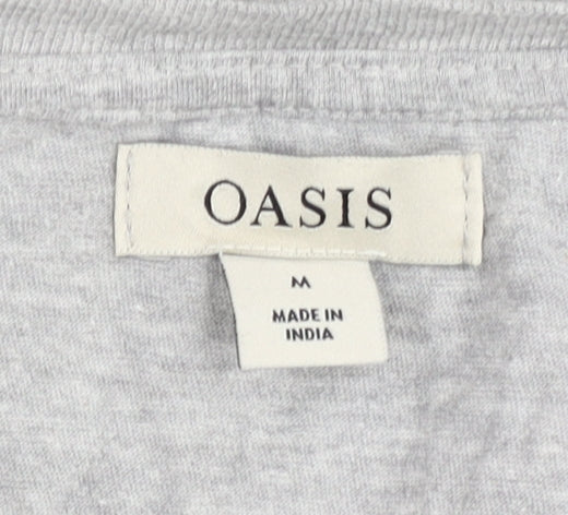Womens UK Size M Oasis Grey  T-Shirt