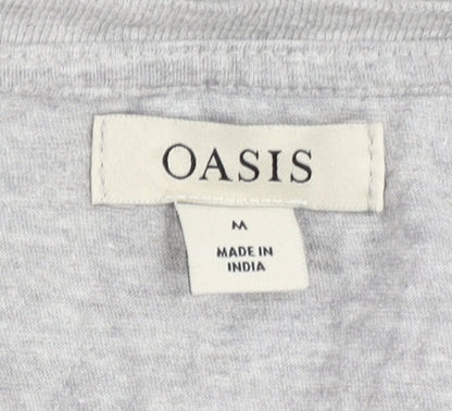Womens UK Size M Oasis Grey  T-Shirt