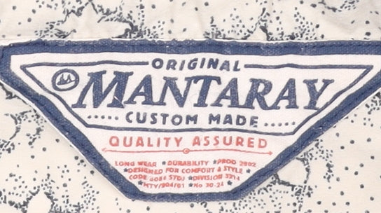 Mantaray Men's Multicoloured Striped Polo M