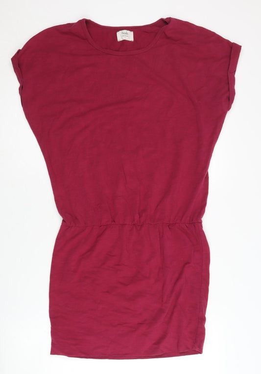 hush Women's Red T-Shirt Dress Small Casual