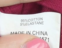 hush Women's Red T-Shirt Dress Small Casual