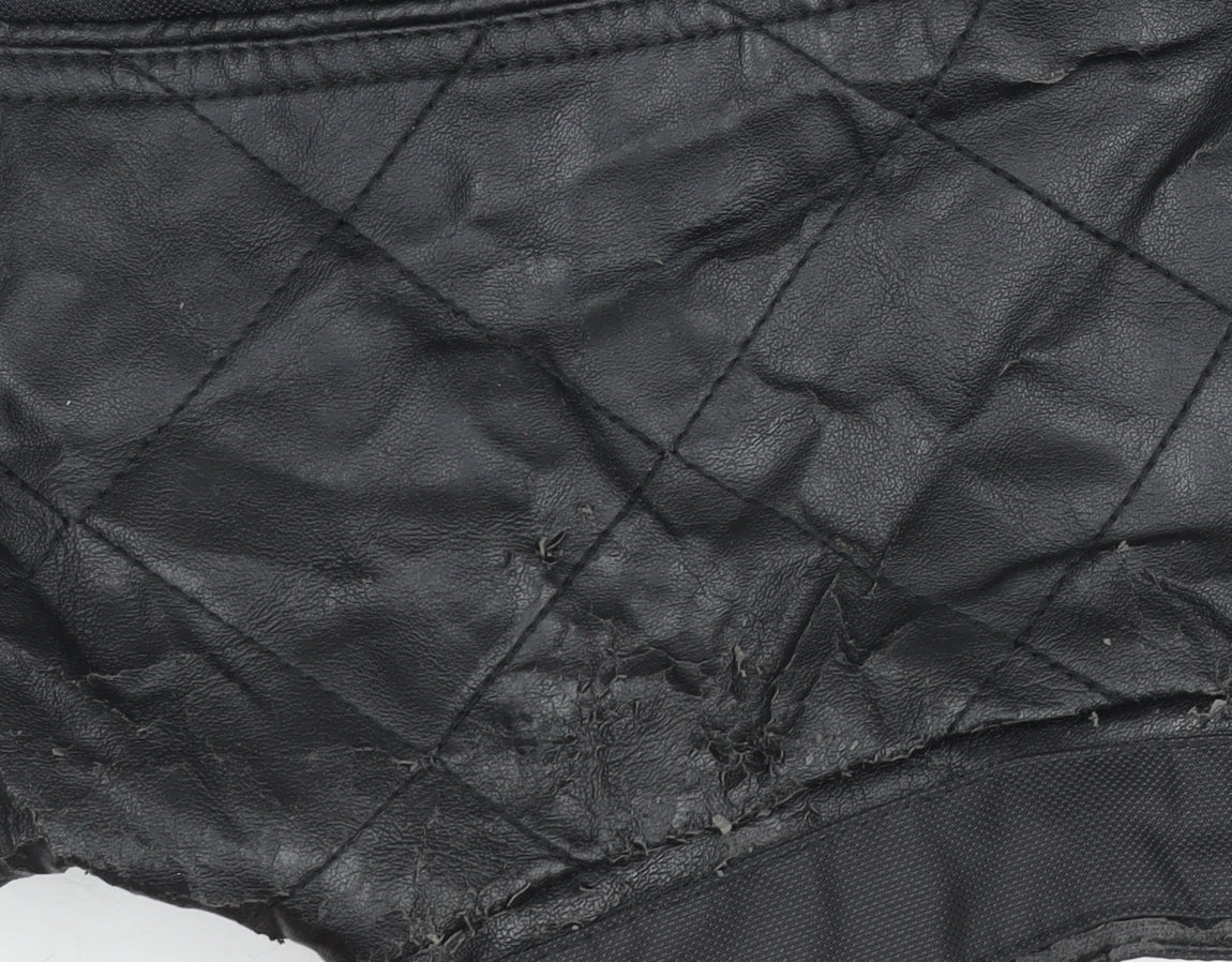 Guess Women's Black Motorcycle Jacket UK 8 Casual