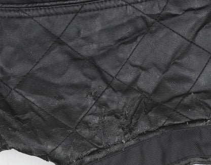 Guess Women's Black Motorcycle Jacket UK 8 Casual