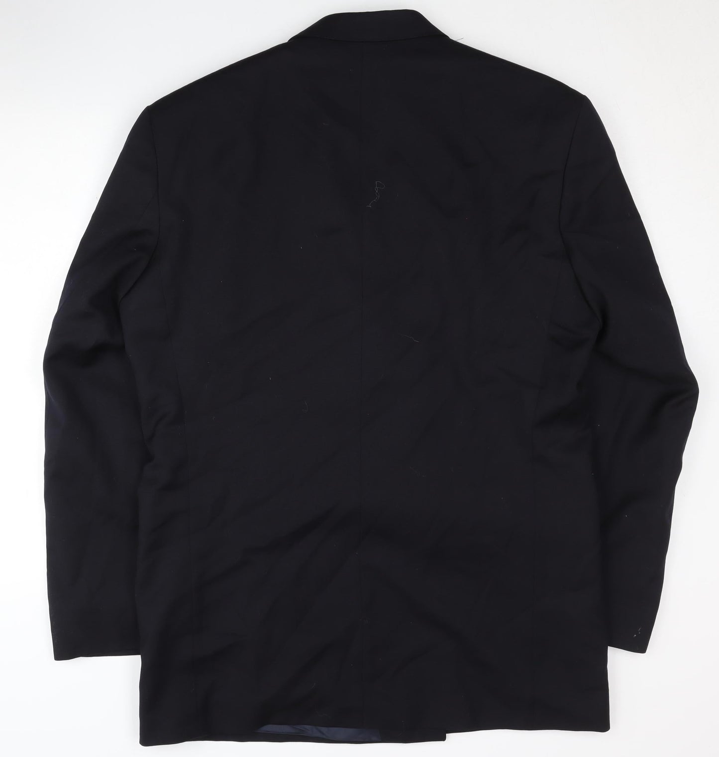 Scott & Taylor Men's Black Wool Blazer - 40L Classic