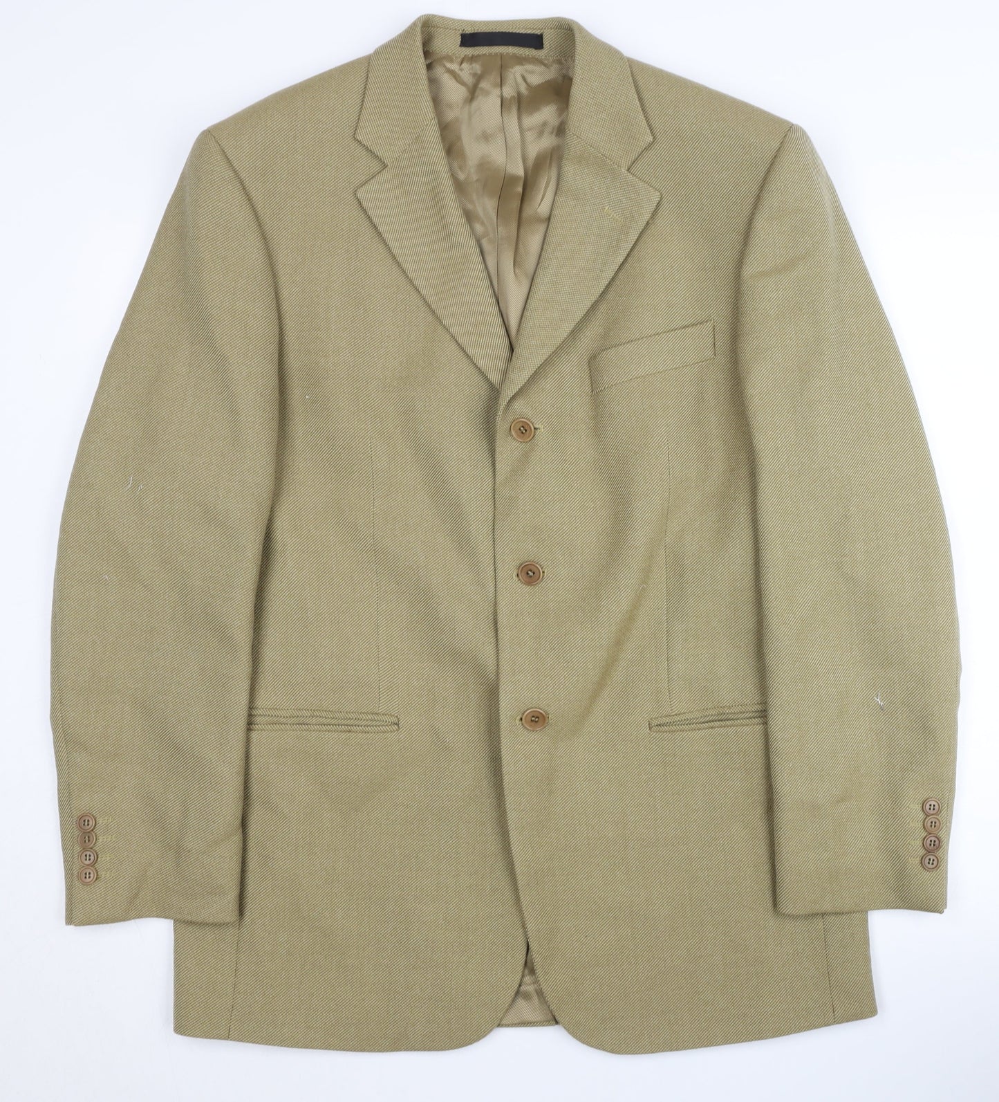 Mens UK Size 40 Marks and Spencer Regular Beige Suit Jacket