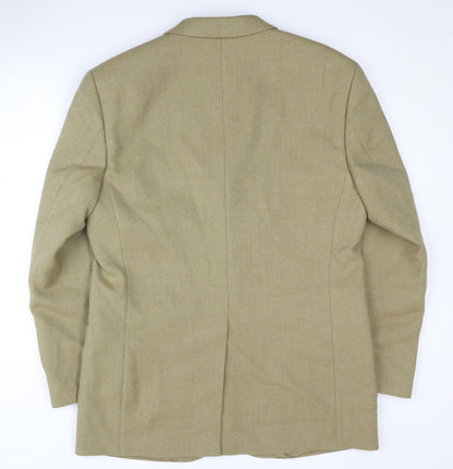 Mens UK Size 40 Marks and Spencer Regular Beige Suit Jacket