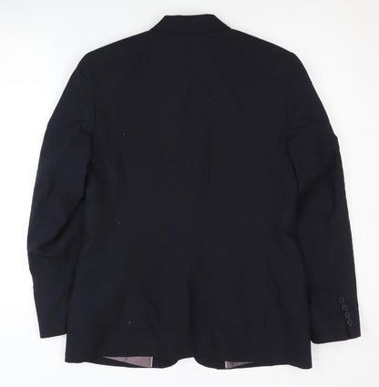 Womens UK Size 12 Simon Jersey Regular Black Suit Jacket