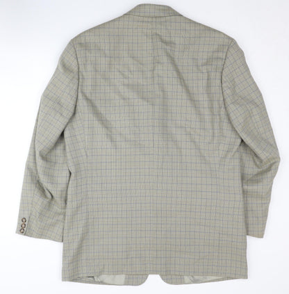 Mens UK Size 40 Trevira Regular Beige Suit Jacket