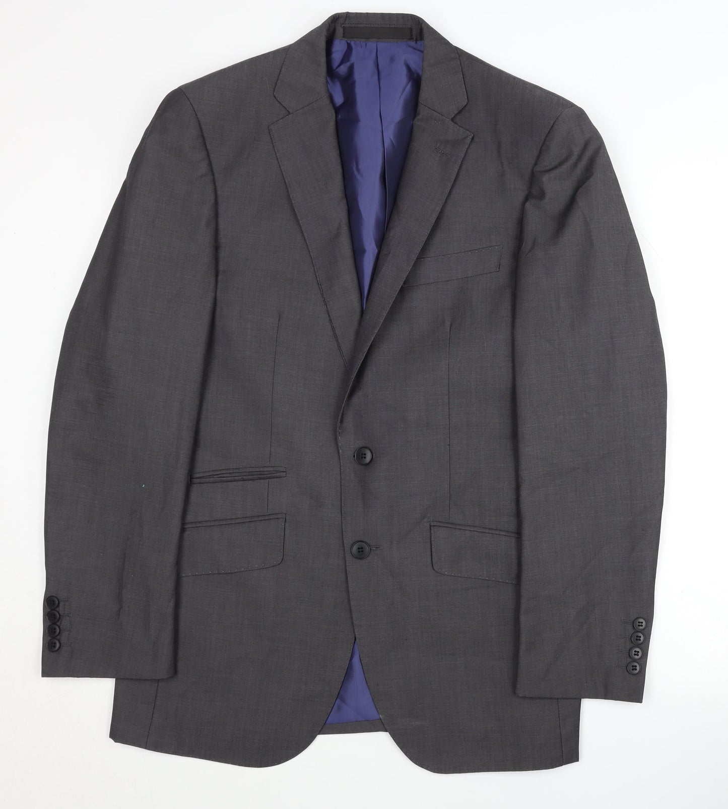 Mens UK Size 38 Marks and Spencer Regular Grey Suit Jacket