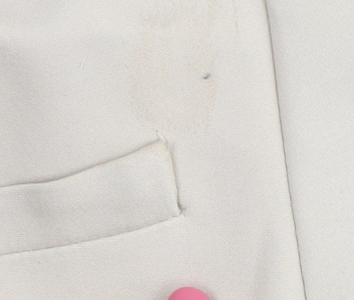 Zara Basic Women's Beige Blazer Size 12 Regular Fit