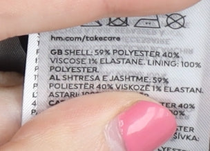 H&M Women's Grey Check Blazer, M, Regular Fit