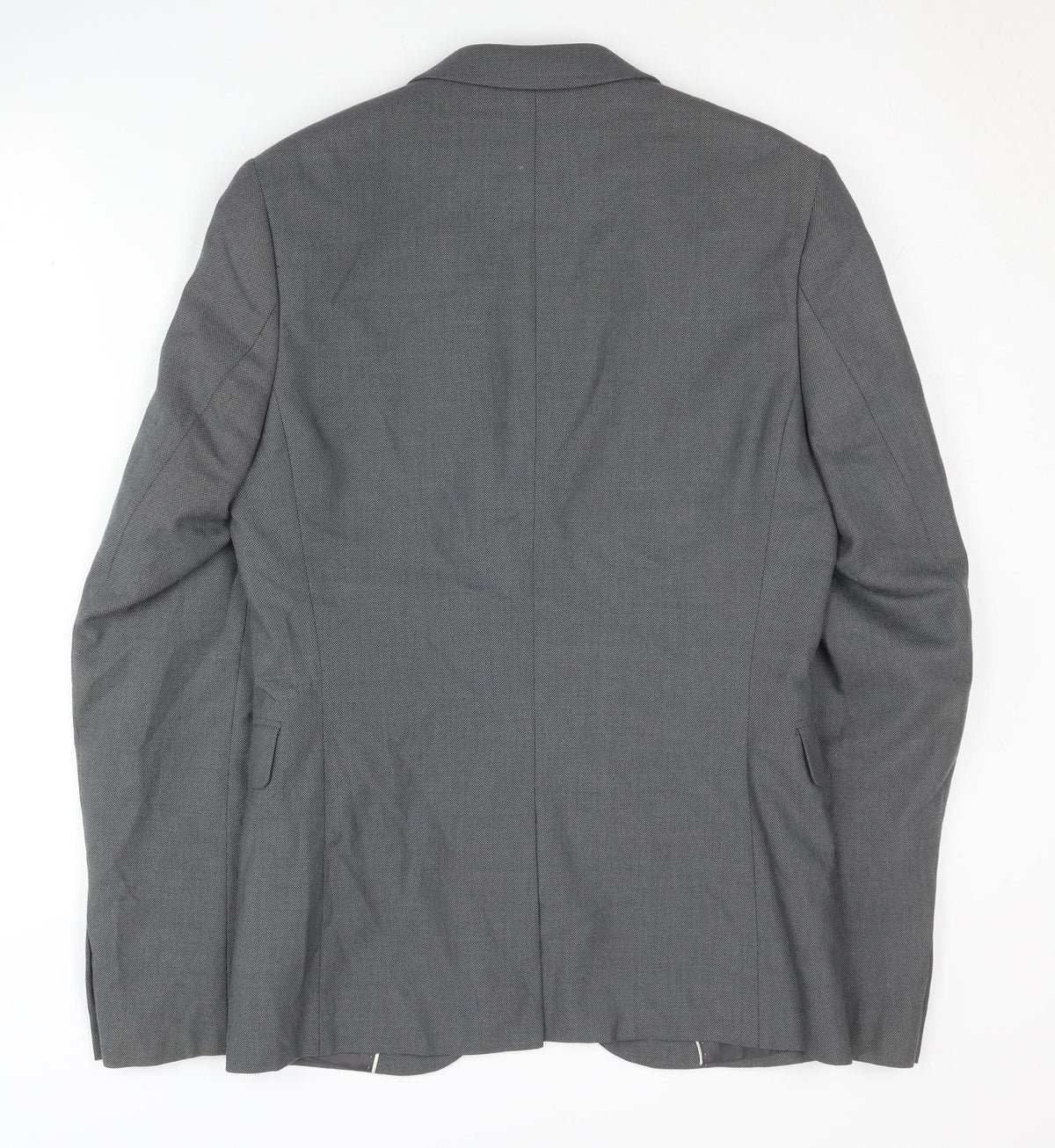 Mens UK Size 36 Topman Regular Grey Suit Jacket