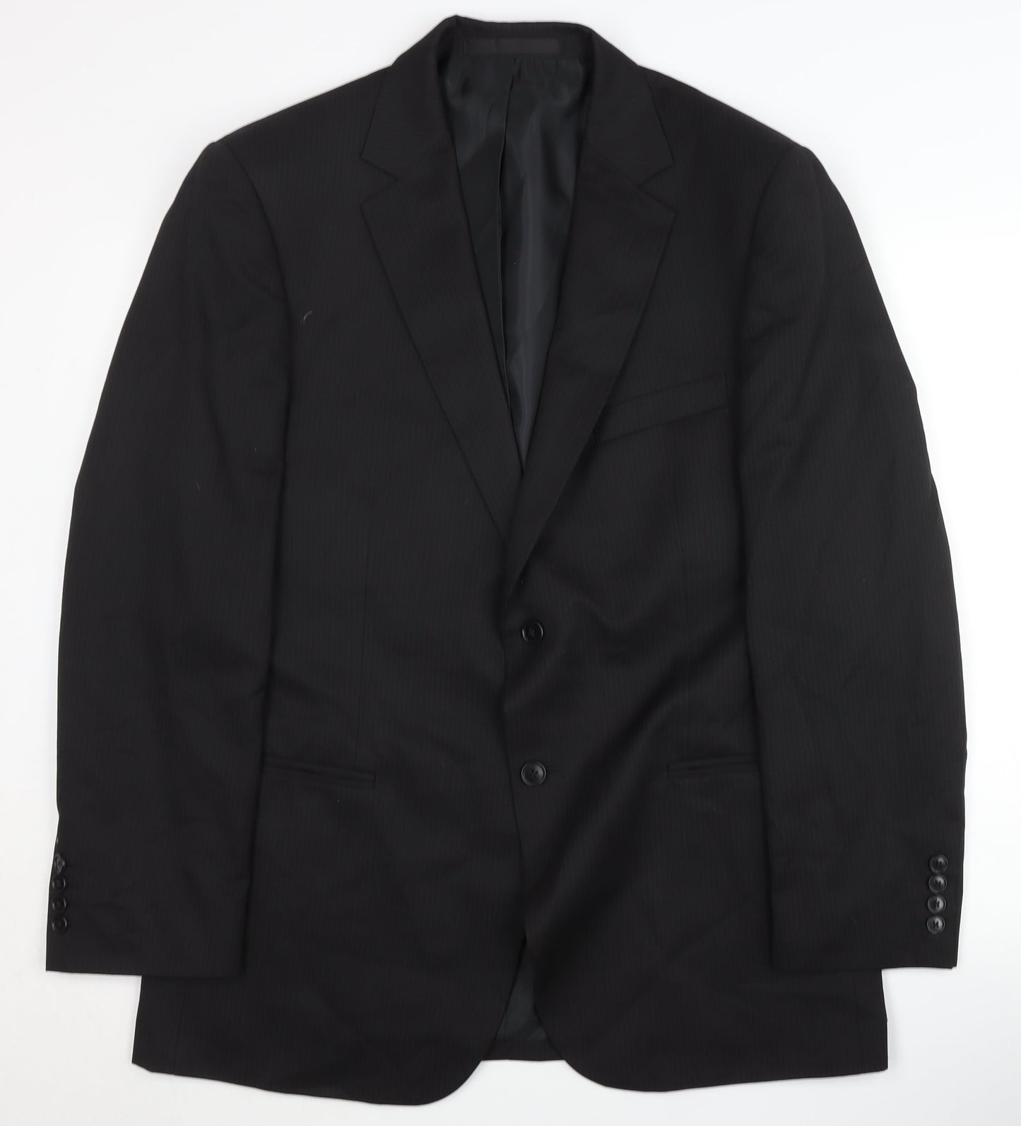 Marks and Spencer Men's Black Blazer, Size 42 M