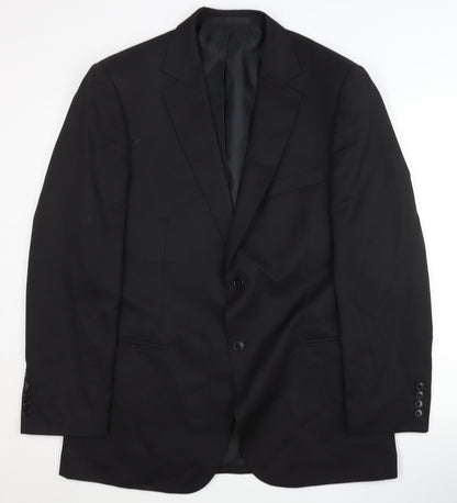 Marks and Spencer Men's Black Blazer, Size 42 M