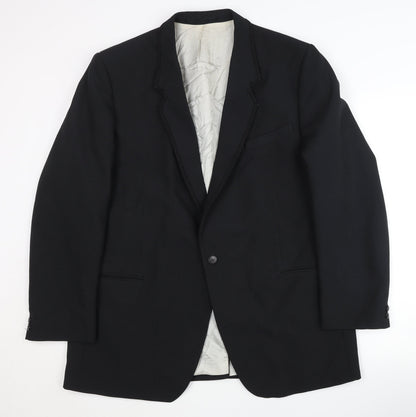 C&A Men's Black Blazer, Size 44, Formal Short Length