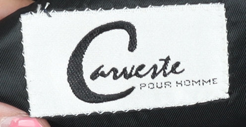 Carveste Men's Grey Wool Blazer Size 42R Formal