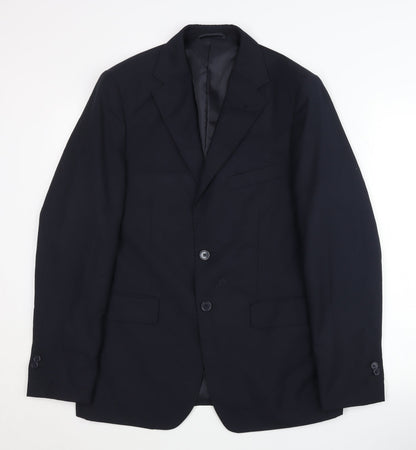 Doppelgänger Men's Blue Blazer, Size 46