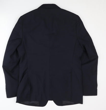 Doppelgänger Men's Blue Blazer, Size 46