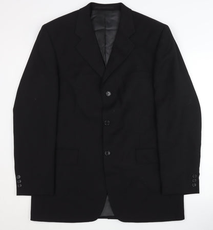 Inc cartel Men's Black Blazer, 40 UK, Regular Fit