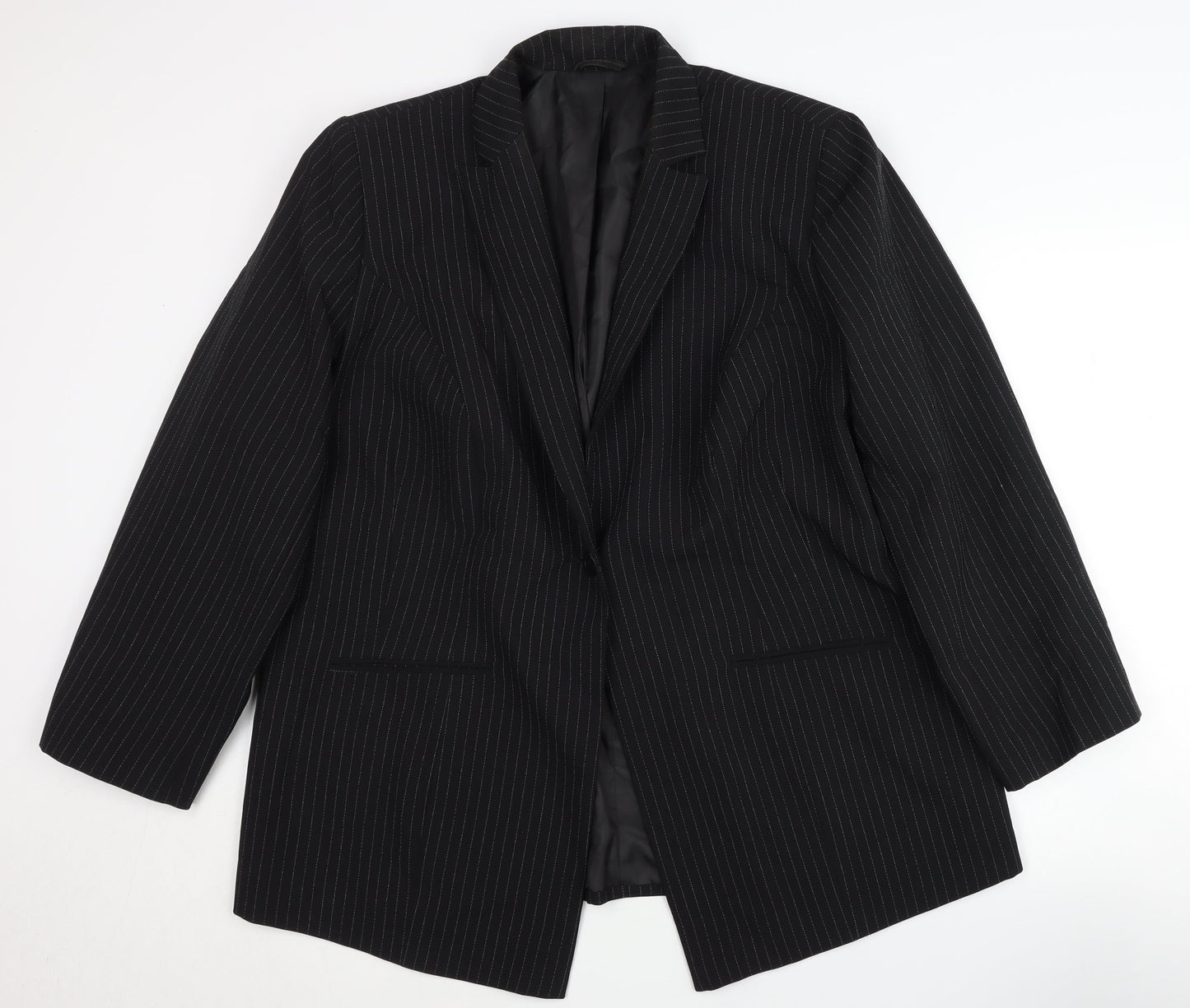 Womens UK Size 16 essence Regular Black Blazer