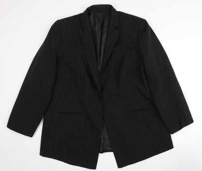 Womens UK Size 16 essence Regular Black Blazer
