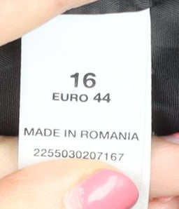 Womens UK Size 16 essence Regular Black Blazer