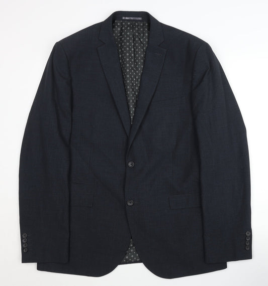 Mens UK Size 44 NEXT Regular Blue Suit Jacket