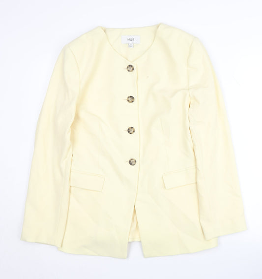 Marks and Spencer Ivory Blazer Women Size 14