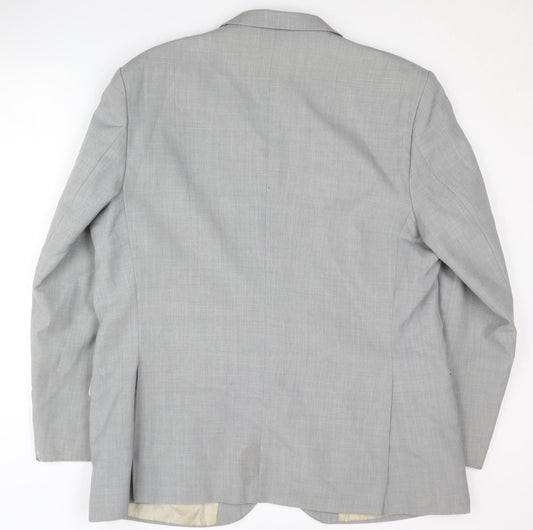 Mens UK Size 46 Sumrie Regular Grey Suit Jacket