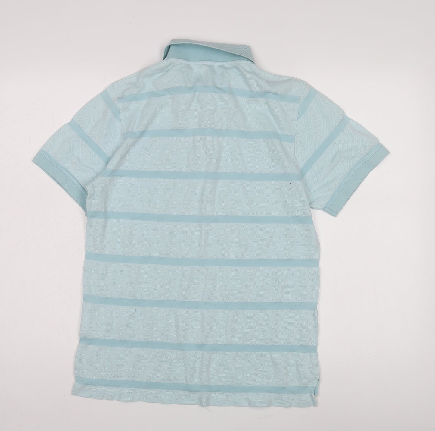 STVDIO Jeff Banks Men's Blue Striped Polo Shirt S