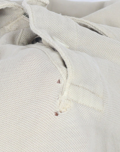 Baileys Men's Beige Polo Shirt Short Sleeve L