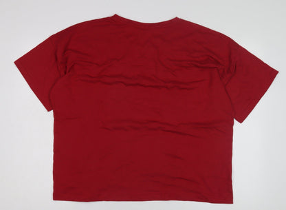 George Women's Red F.R.I.E.N.D.S. T-Shirt Nightshirt, Size 16-18
