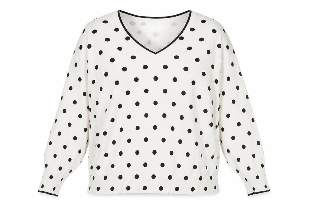 Womens UK Size M Oasis White Pullover Jumper