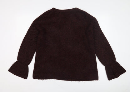 Womens UK Size 12 Red Herring Purple Pullover Jumper