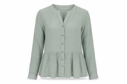 Zalando Collection Green Tunic Blouse for Women, Size M