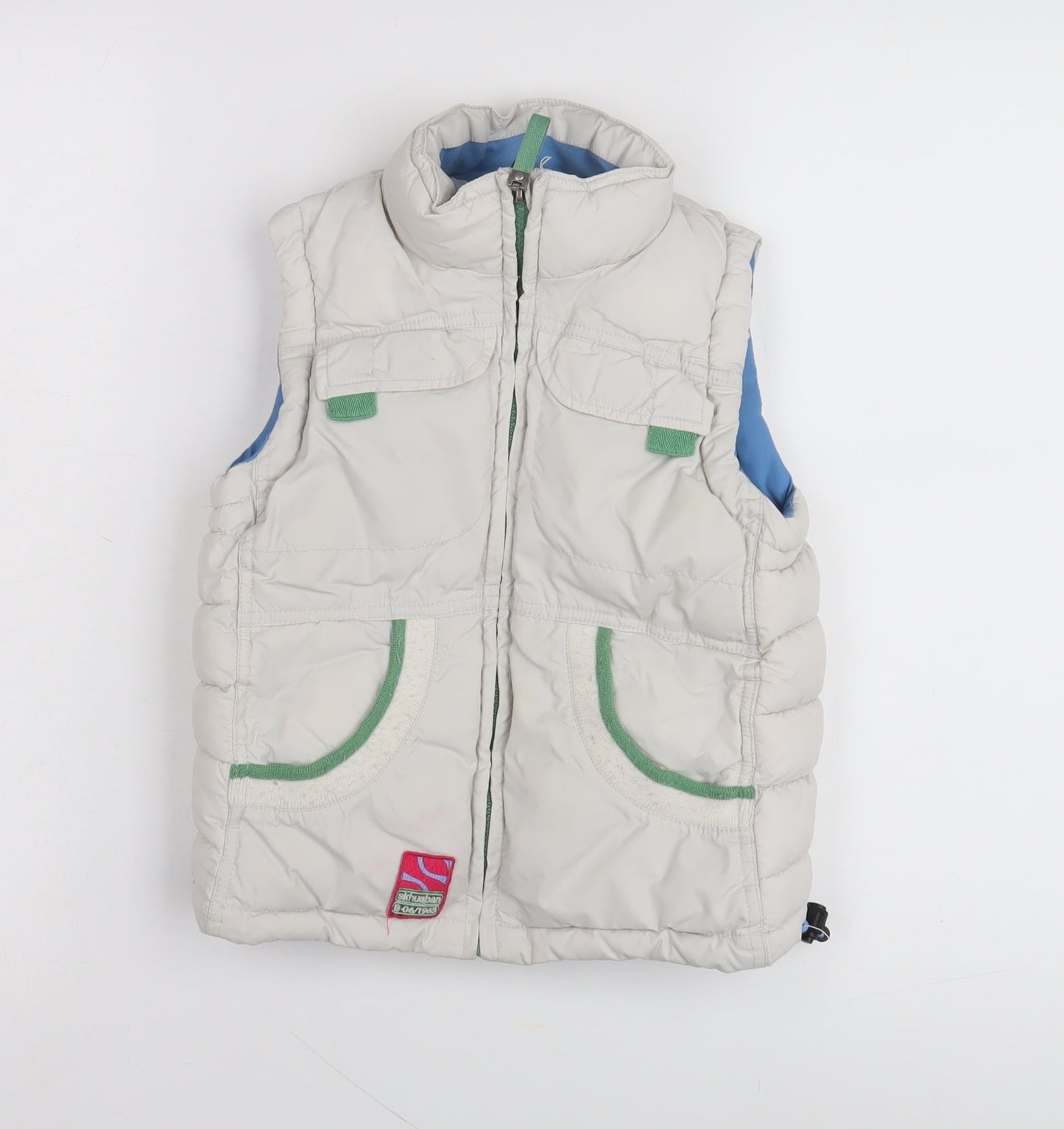 Ski Dubai Boys White Bodywarmer 4-5 Years Winter Jacket