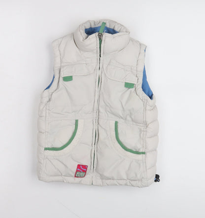 Ski Dubai Boys White Bodywarmer 4-5 Years Winter Jacket