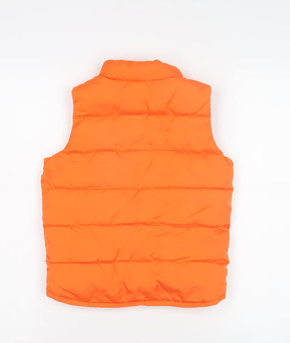GAP Boys Orange Puffer Jacket 5 Years Polyester