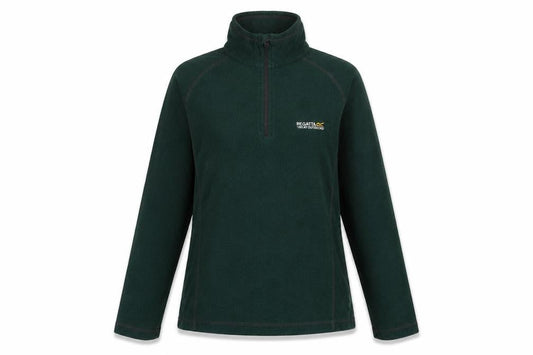 Front view of Regatta unisex green fleece sweatshirt s - outdoor wear