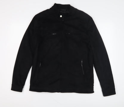 Mens UK Size S Process Black Black Basic Jacket