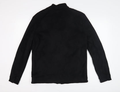 Mens UK Size S Process Black Black Basic Jacket