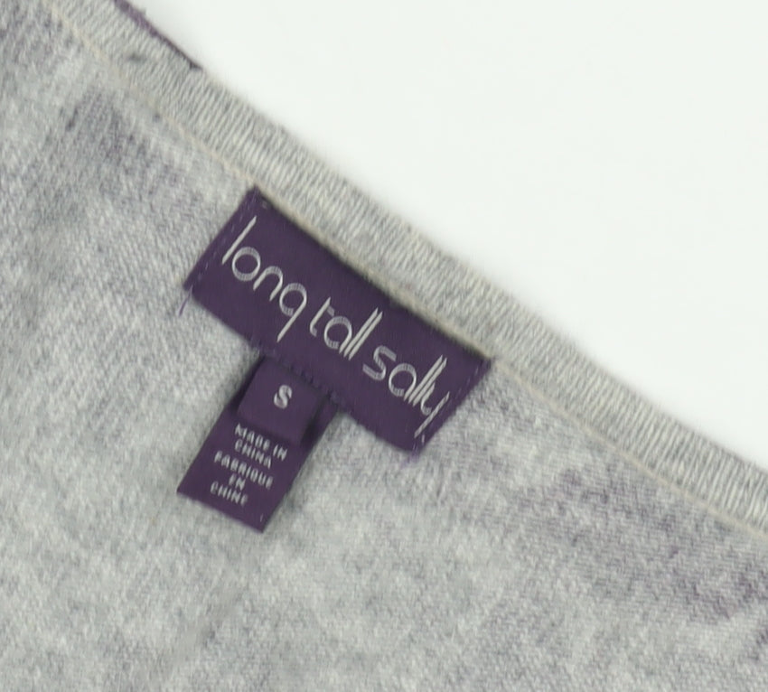 Long Tall Sally Women's Purple Floral Cardigan S