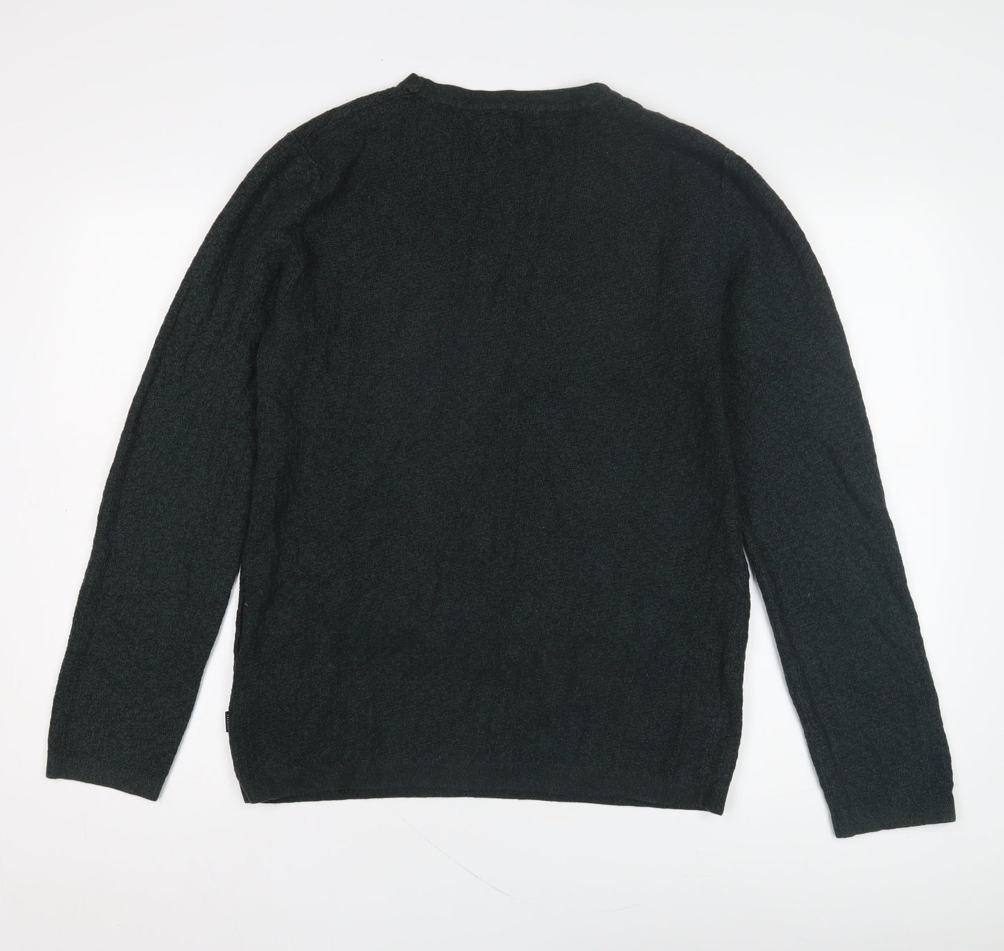 Jack & Jones Men's Green Medium Pullover Jumper