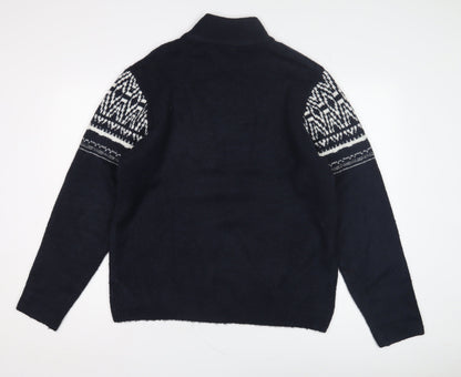 Livergy Men's Blue Geometric Jumper M