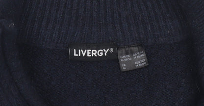 Livergy Men's Blue Geometric Jumper M