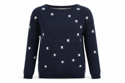 Womens UK Size 8 Mauvette Blue Pullover Jumper