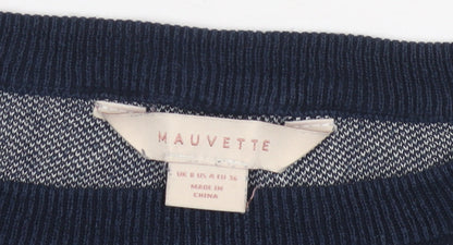 Womens UK Size 8 Mauvette Blue Pullover Jumper