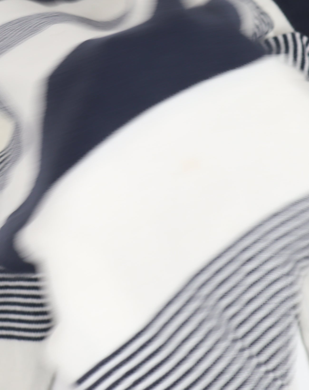 PULL&BEAR Men's Blue L Striped Pullover Jumper