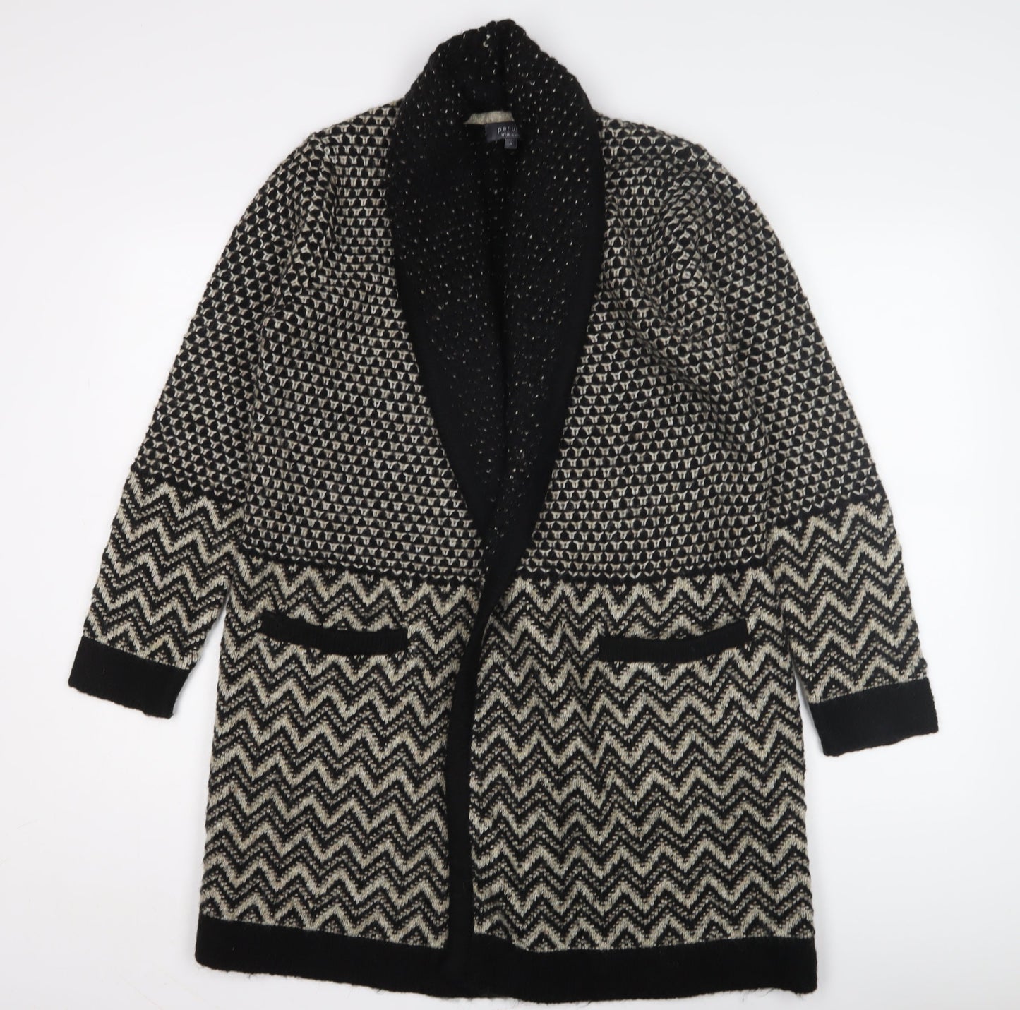Womens UK Size M Marks and Spencer Black Cardigan Jumper