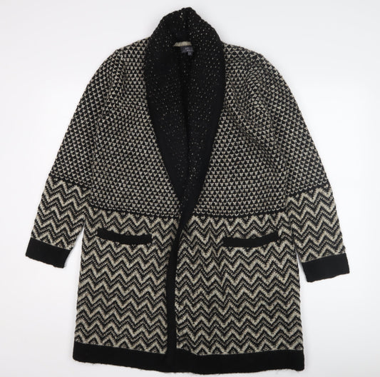 Womens UK Size M Marks and Spencer Black Cardigan Jumper